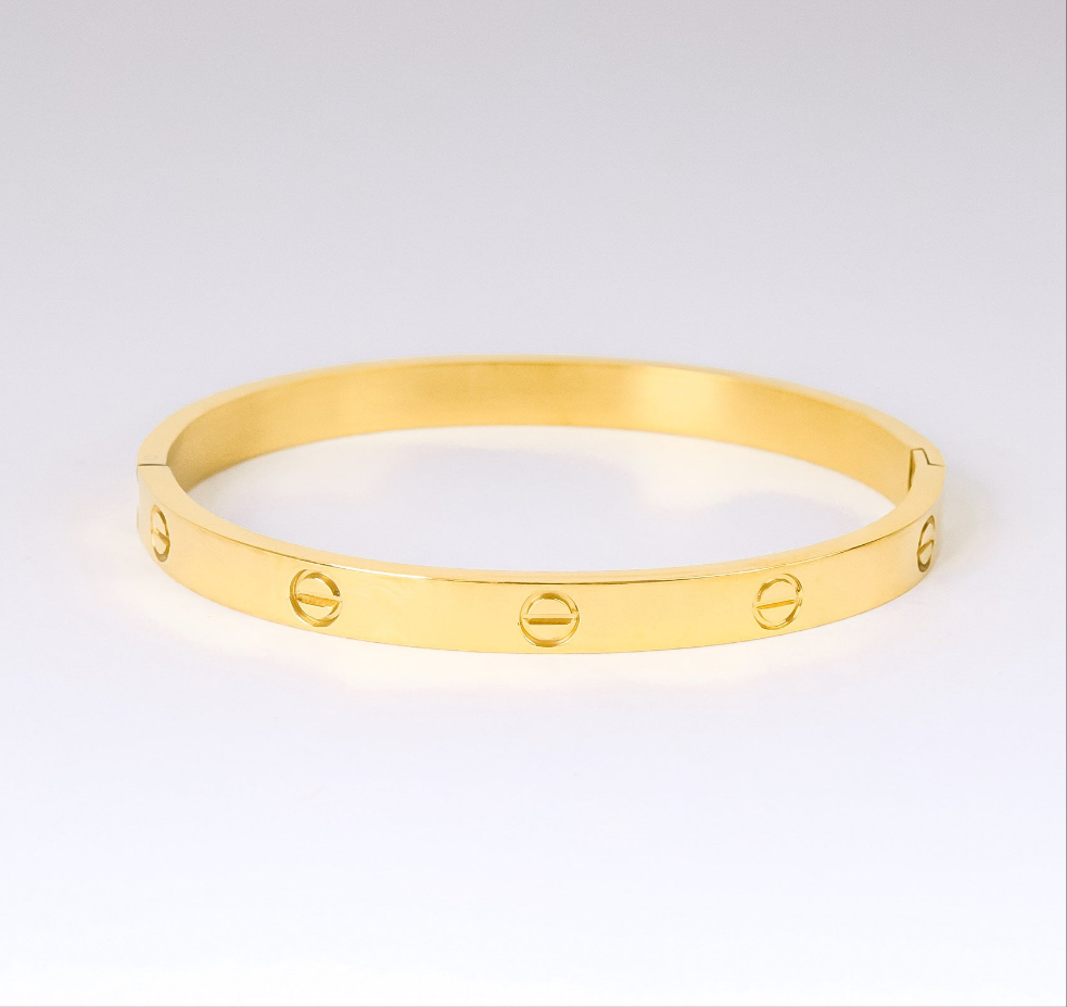 Stainless steel - bangle Bracelet without stones