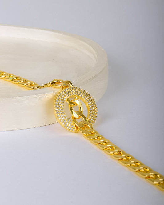 Bracelet - one circle zircon stones