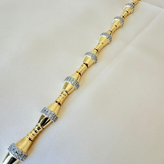 Bracelet - Gold-plated bracelet simple new design