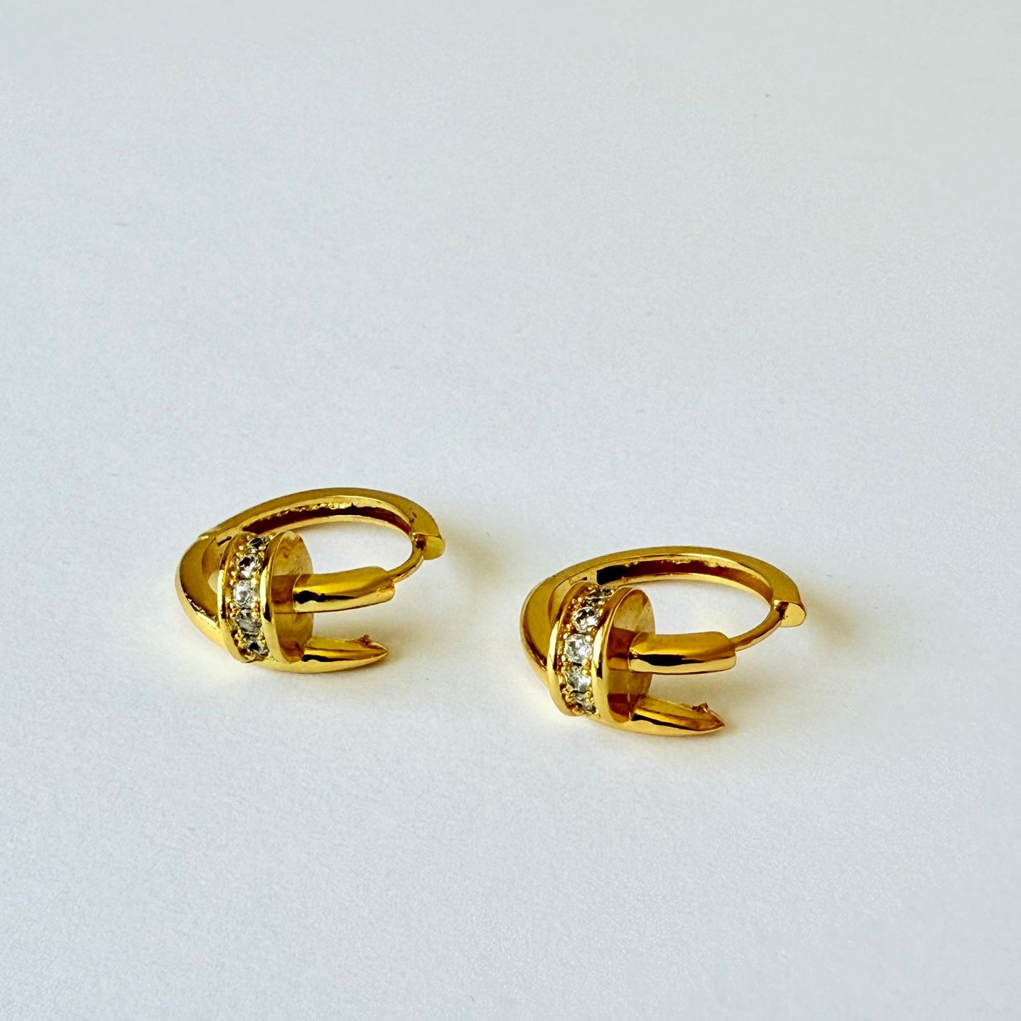 Earring - Simple small nail zircon