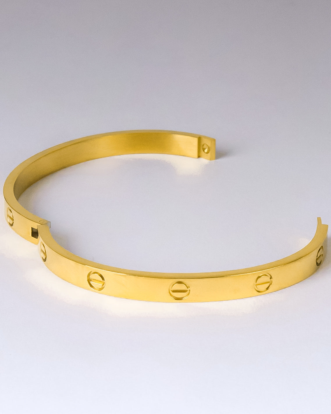 Stainless steel - bangle Bracelet without stones