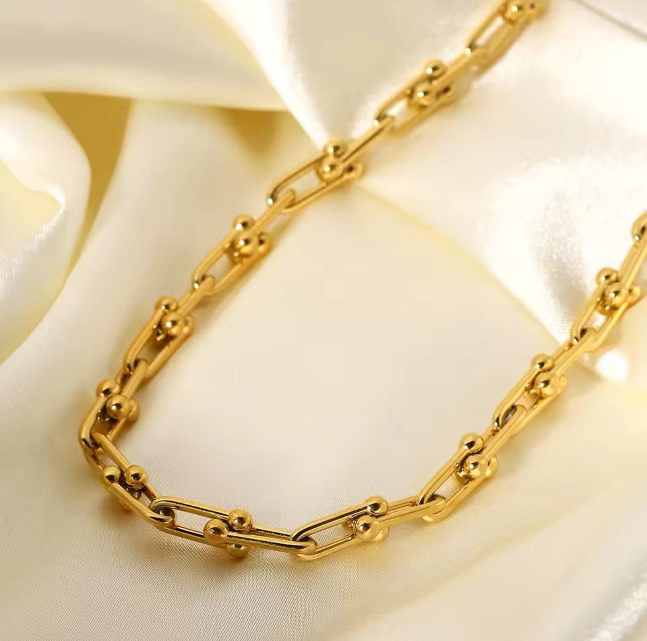 Stainless Steel- chain gold Necklace