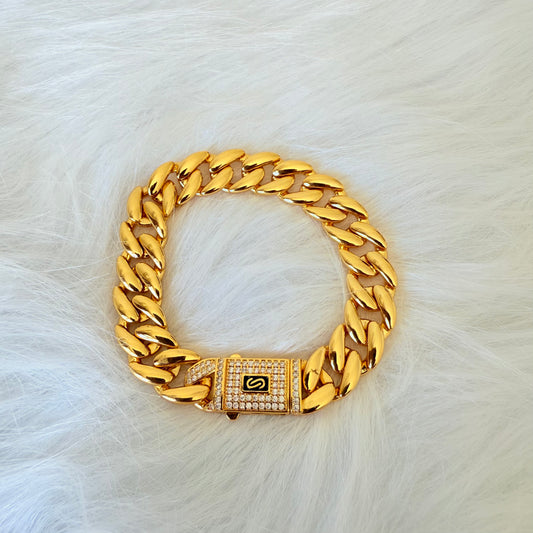 Bracelet - Gold trend chain luxury shape
