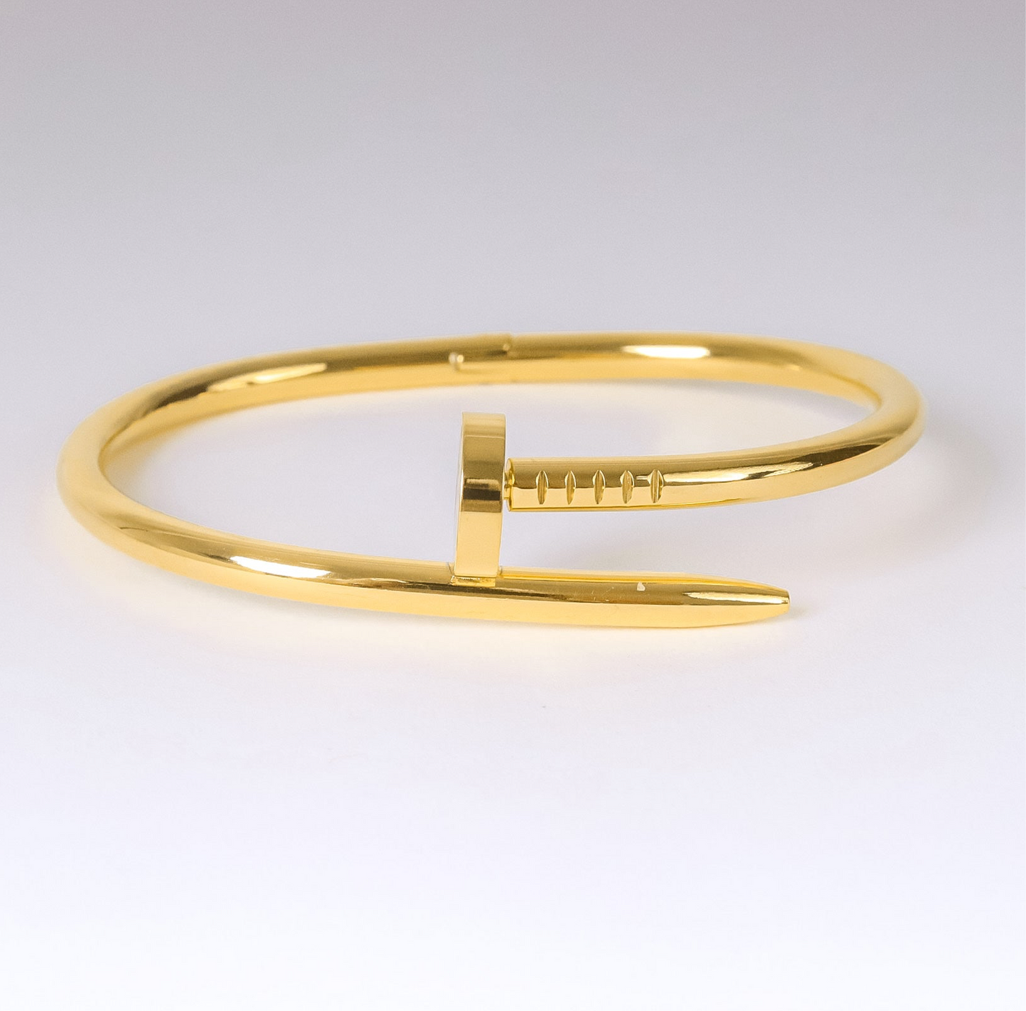 Stainless steel- nail bracelet