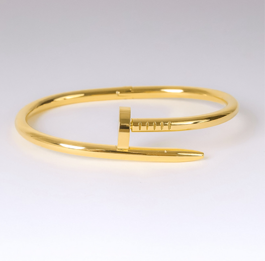 Stainless steel- nail bracelet