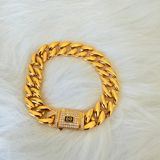 Bracelet - Gold trend chain luxury shape