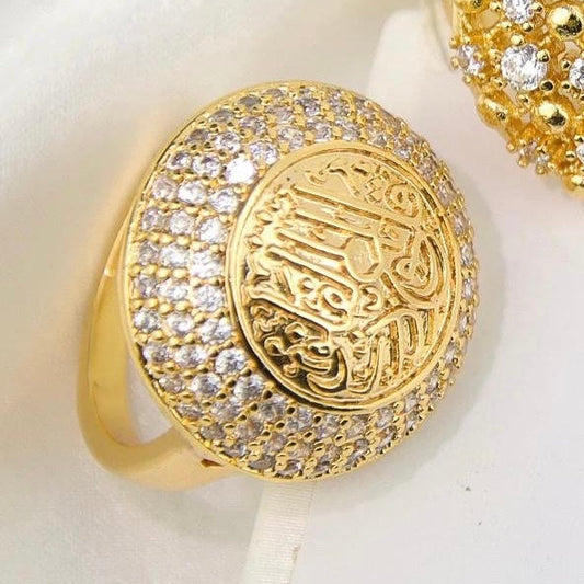 Ring size 7/8/9 - circle and cloves kol a3wz barb elfalq