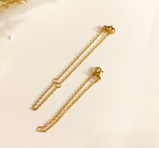 Necklace - extension stainless steel 10 cm - 15 cm