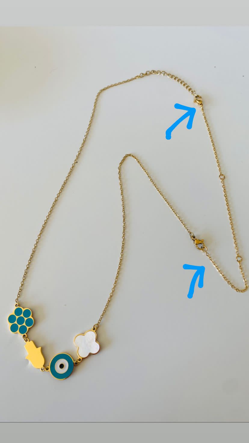 Necklace - extension stainless steel 10 cm - 15 cm