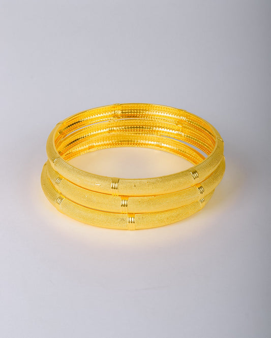 Sets - 3 gold plated jewelry bangles