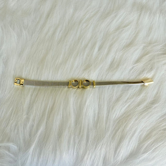 Bracelet - Simple silver bracelet with pendants