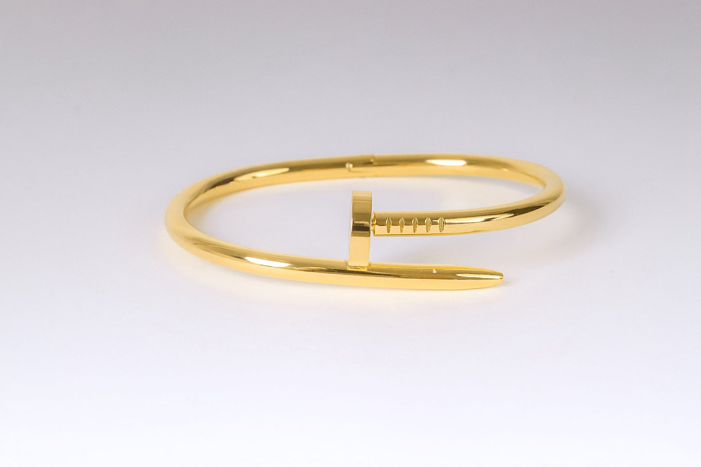 Stainless steel- nail bracelet