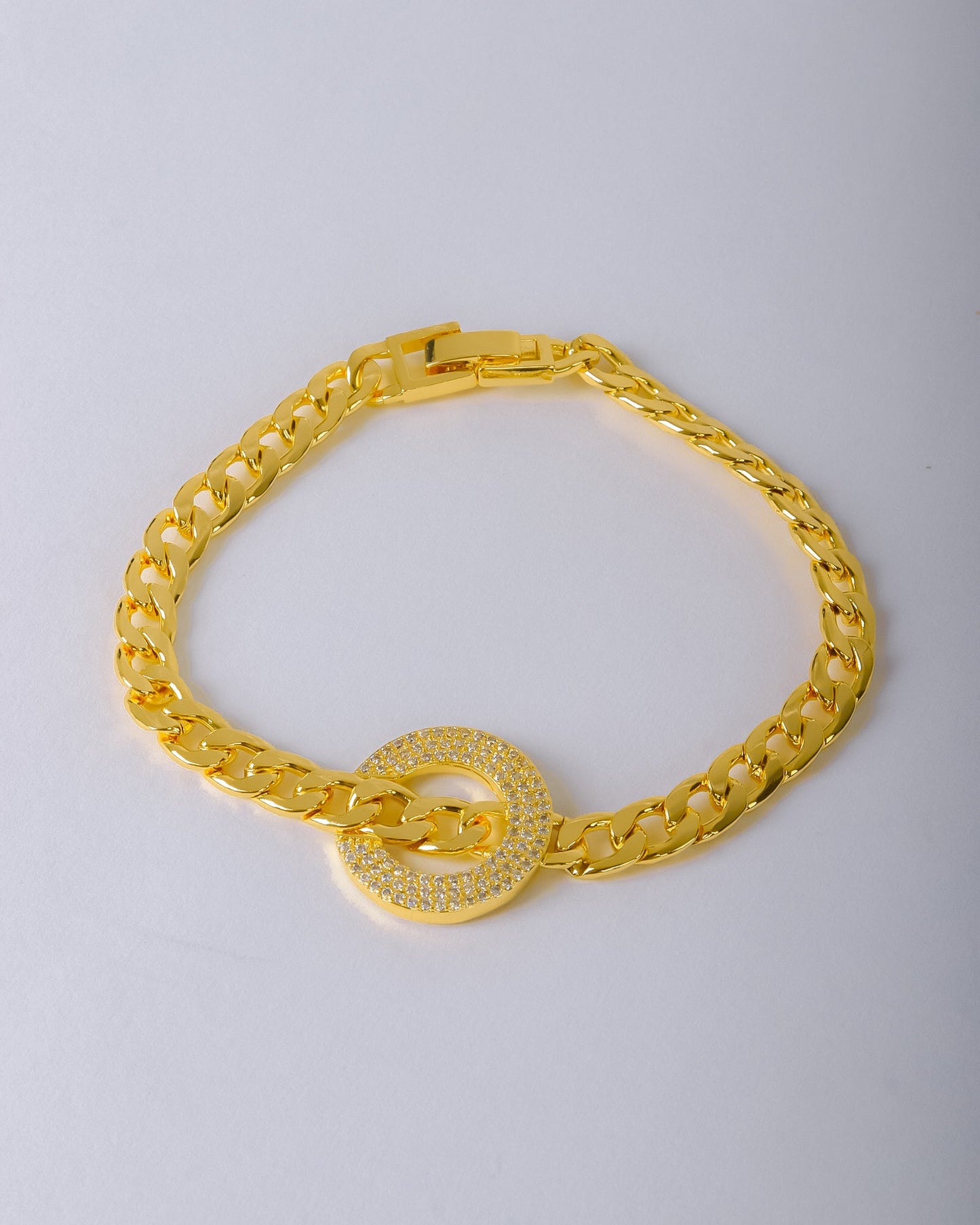 Bracelet - one circle zircon stones