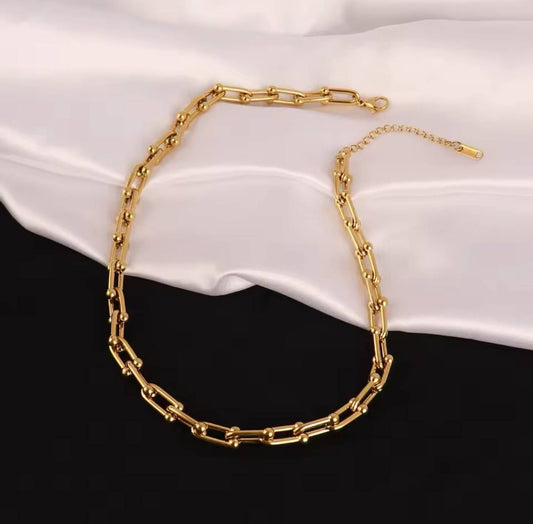 Stainless Steel- chain gold Necklace