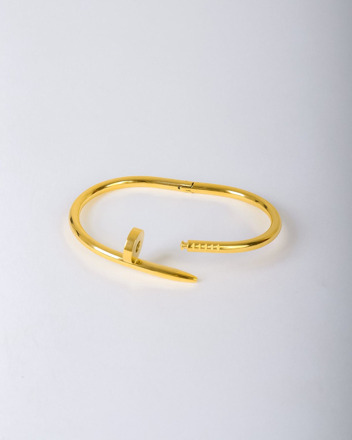 Stainless steel- nail bracelet